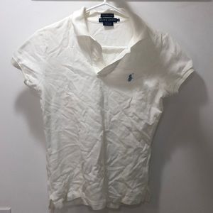 Ralph Lauren white polo
